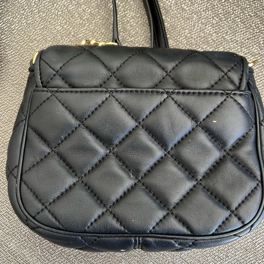Michael Kors Quilted Black Crossbody with Gold Accents - Picture 5 of 7